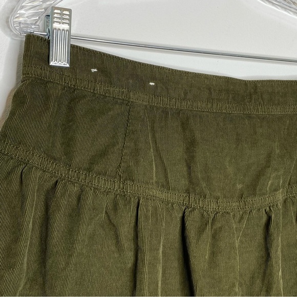 American Eagle Outfitters Olive Corduroy Skirt - Picture 5 of 11